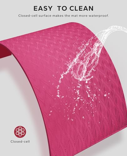 Extra Large Yoga Mat Non-Slip for Home Workouts B4152