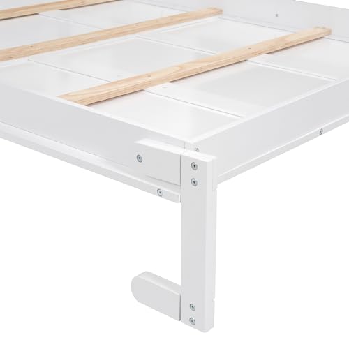 Queen Size Murphy Bed with Cabinet and LED Lights M1232
