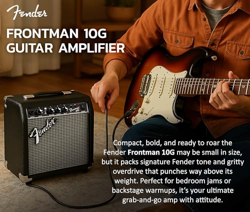 Guitar Combo Amplifier with Cable and 12-Pack Picks C553173