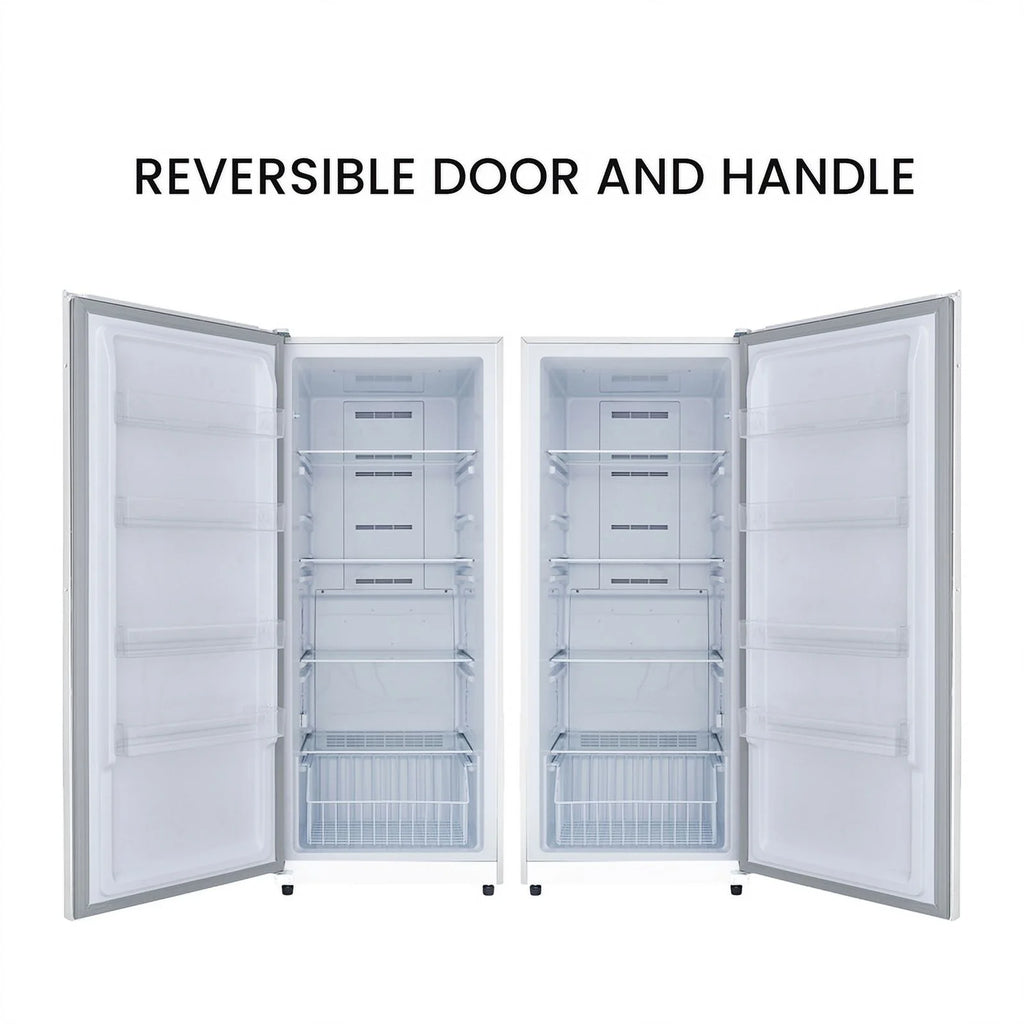 17 cu.ft. Convertible Upright Freezer Refrigerator in White R96600