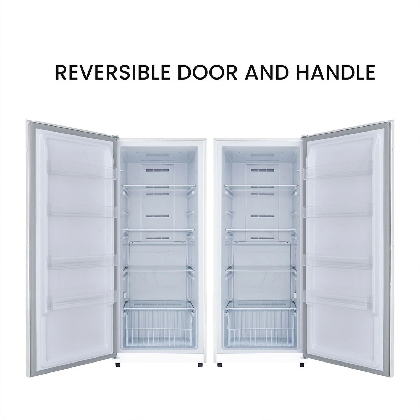 17 cu.ft. Convertible Upright Freezer Refrigerator in White R96600