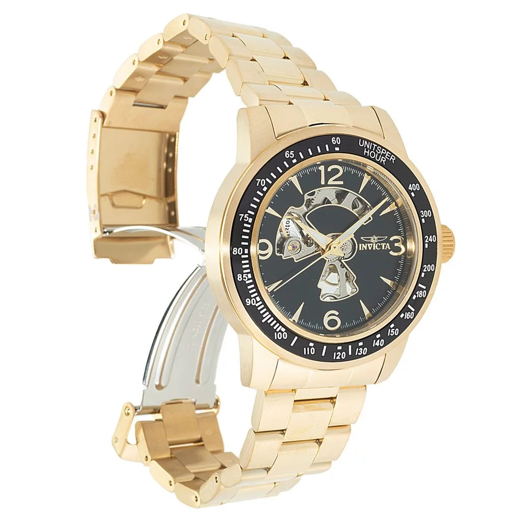 Men's Mechanical Multifunction Green Dial Watch P643