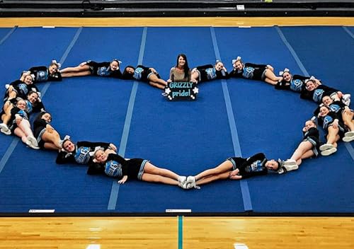 Indoor Gymnastics Track Mat with Grippy Carpet Top for Fitness and MMA T741941