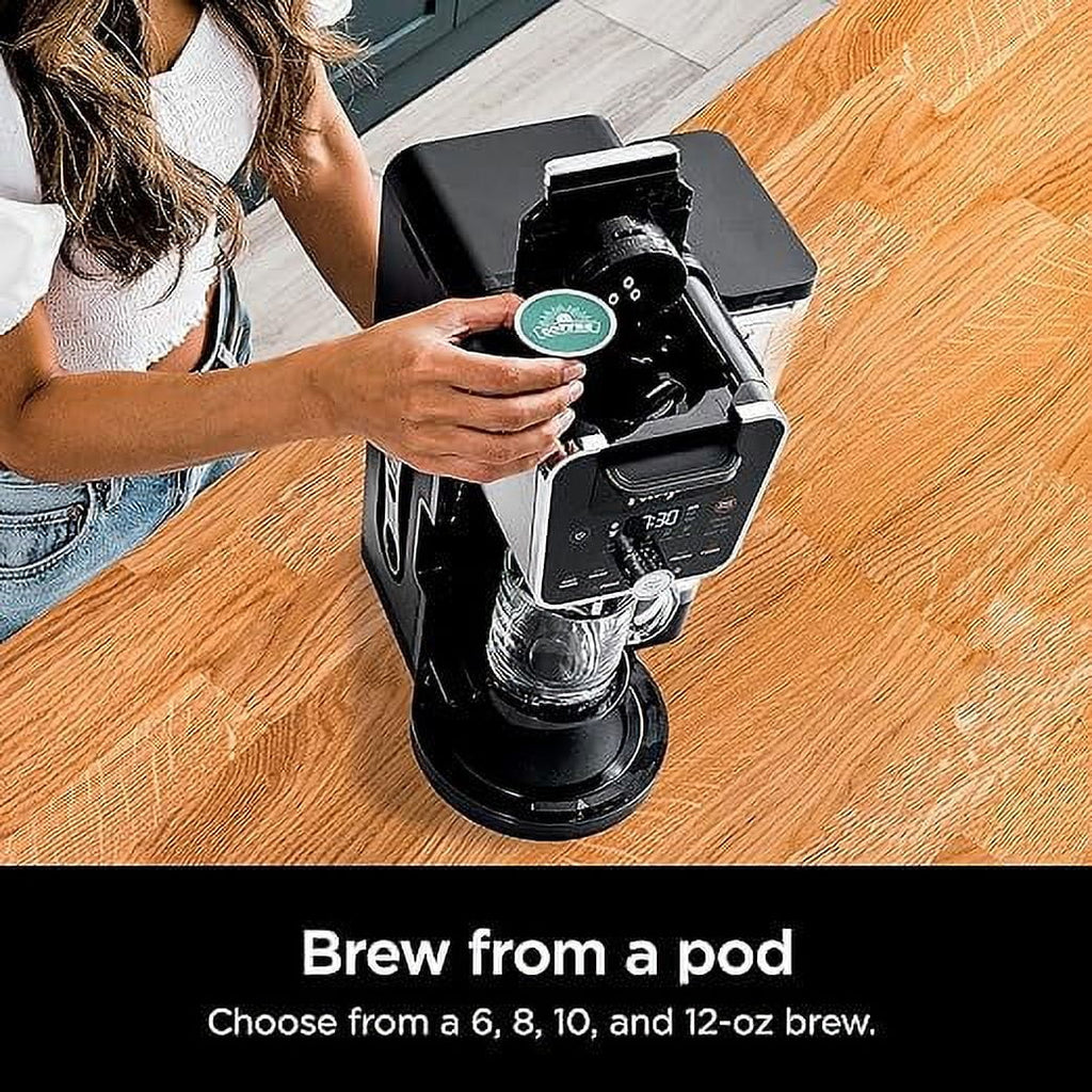 DualBrew System 12-Cup Coffee Maker 3 Brew Styles 60-oz - Black H574