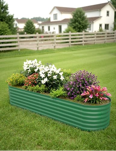 Galvanized Raised Garden Bed for Vegetables, Fruits and Flowers V33720