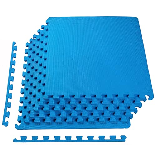 Puzzle Exercise Mat with EVA Foam Interlocking Tiles for MMA, Gymnastics and Home Gym H787