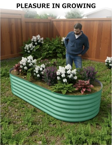 Galvanized Raised Garden Bed for Vegetables, Fruits and Flowers V33720