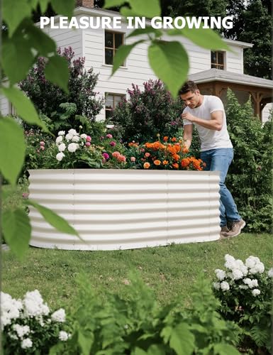 Galvanized Raised Garden Bed for Vegetables, Fruits and Flowers V33720