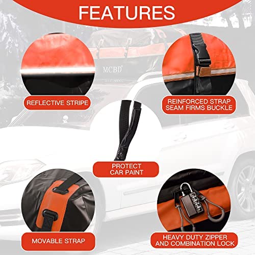 Soft-Shell Waterproof Rooftop Cargo Carrier, 21 Cubic Feet, with Straps and Storage Bag I12135