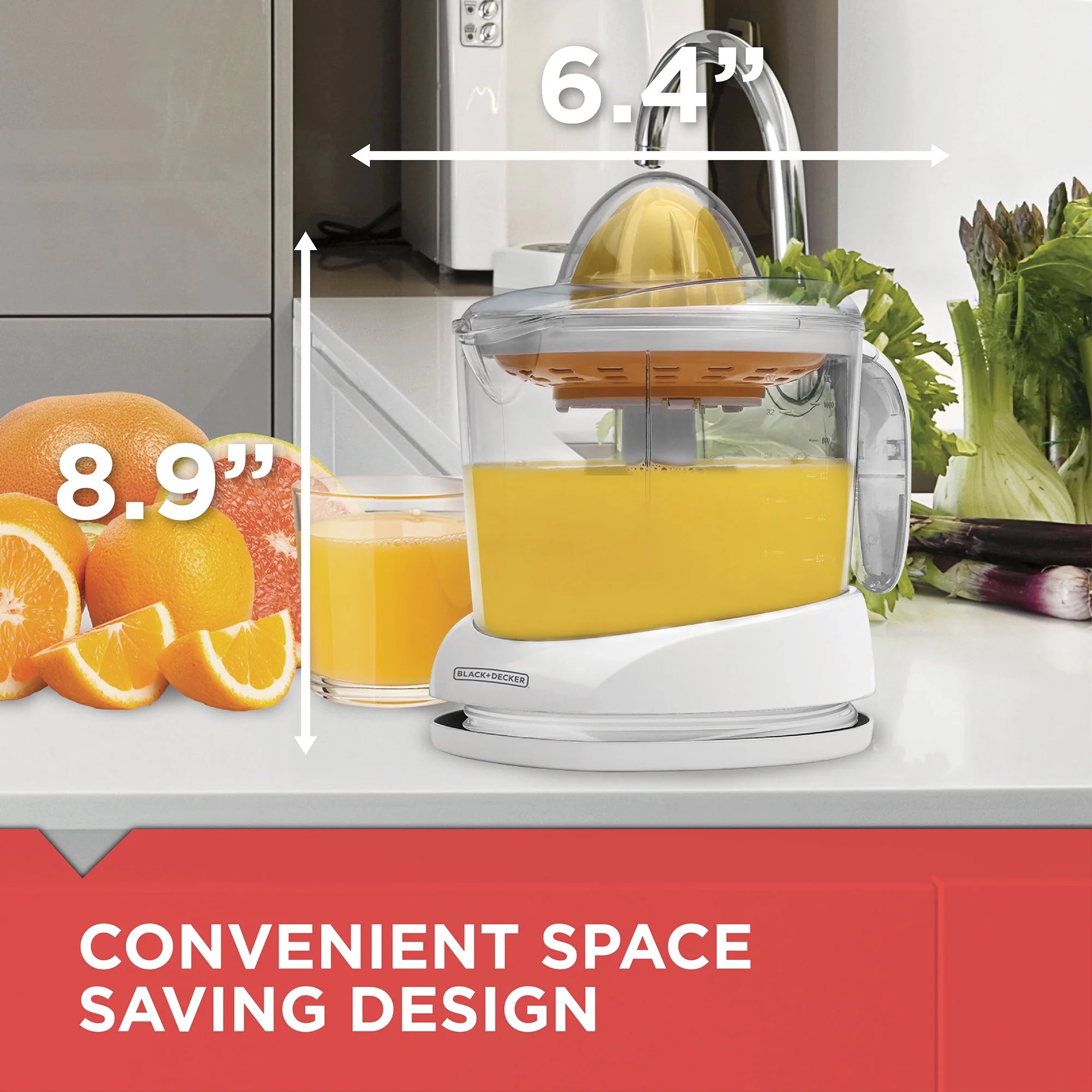 Citrus Juicer, 32oz, White O710518