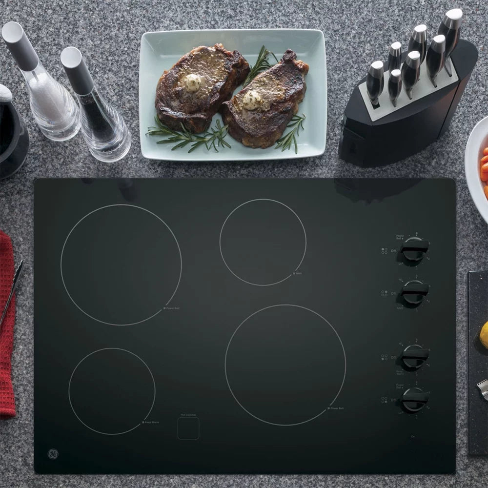 30 inch Built-In Electric Cooktop with Knob Control O4349