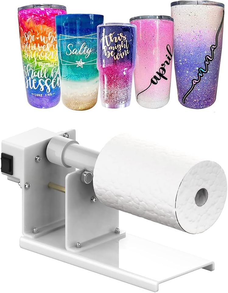 Tumbler Turner Machine for DIY Glitter Epoxy Crafts W1335
