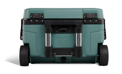 52Qt Wheeled Cooler, Insulated Hard Shell Ice Chest C327