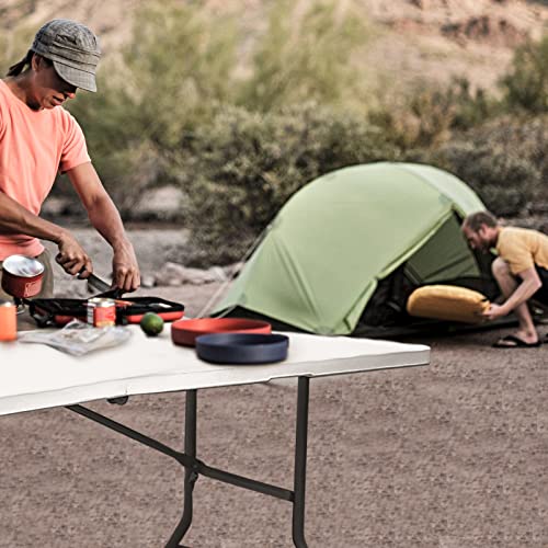 Folding Table 5 FT Plastic Portable for Dining Picnic Camping E74421