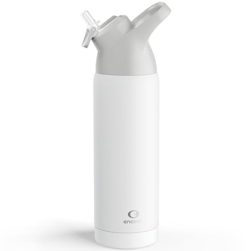 Insulated Water Bottle with Straw, 24 oz, Leakproof, BPA-Free B201134