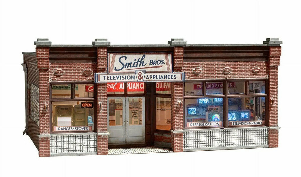 N Scale Smith Brothers TV & Appliance Building Model N5818
