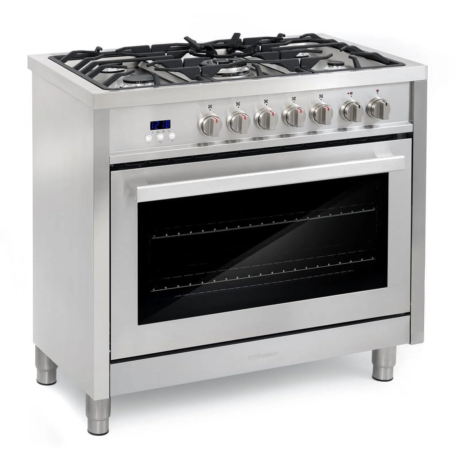 36 in. Stainless Steel Dual Fuel Range with Convection Oven X8693