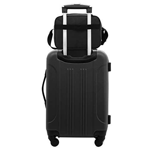 Hardside Luggage 4-Piece Set, Black D65508