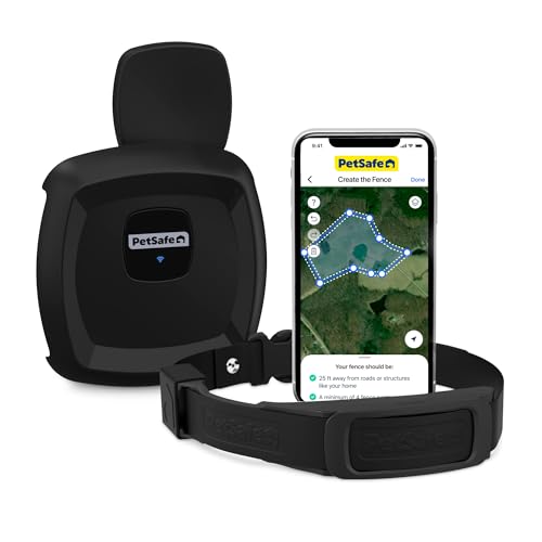 GPS Dog Fence for Yards 3/4 Acres or Larger with Wireless Collar P3787