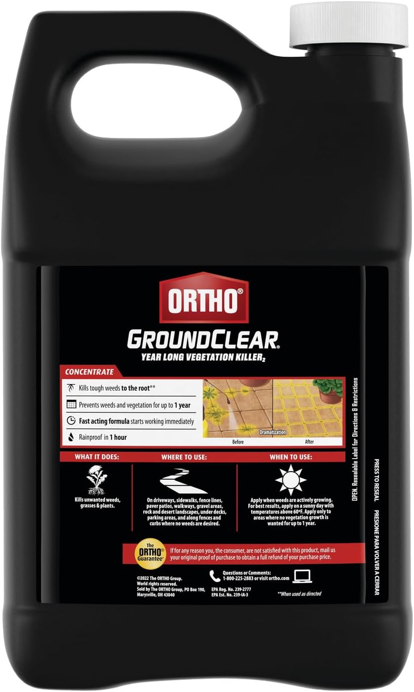 Vegetation Killer Concentrate, Kills and Prevents Weeds for 12 Months, 1 gal. P5729