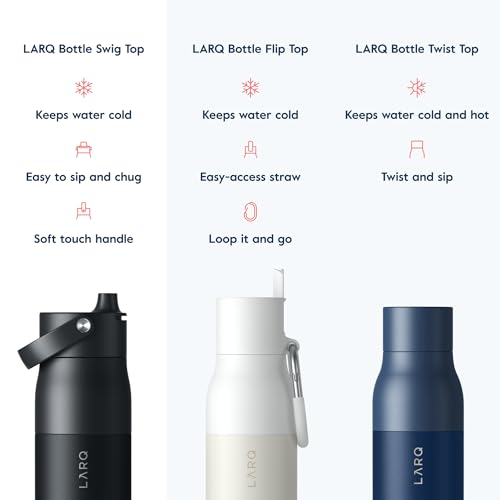 Insulated Stainless Steel Water Bottle with Silicone Handle, 34oz Z278258