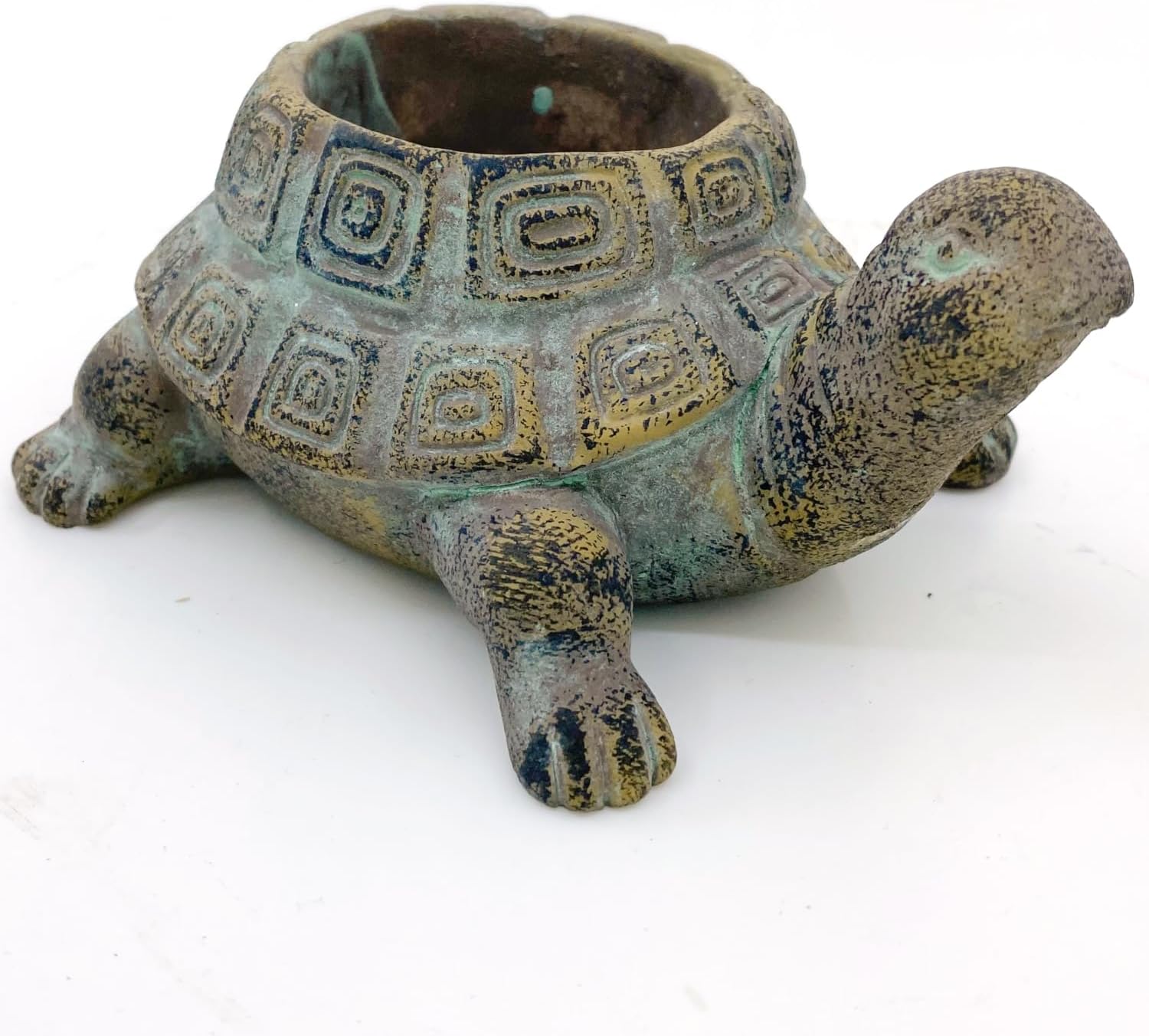 Small Cement Turtle Planter for Succulents C2896
