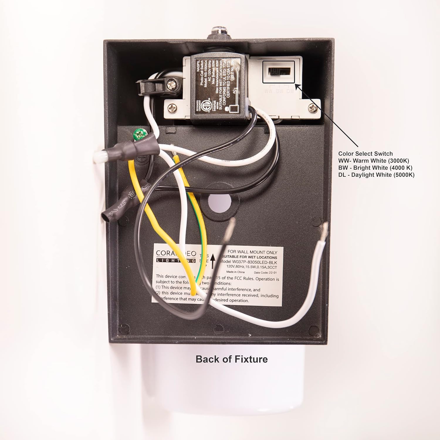 LED Jelly Jar Light, Dusk to Dawn Photocell, Wet Location, 900 Lumens U6094