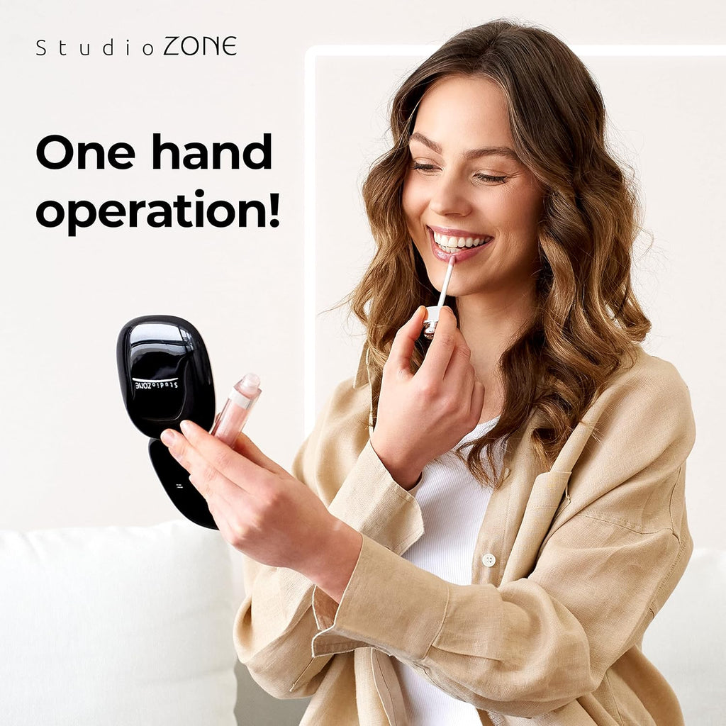 Compact Mirror with Light, 10X Magnifying, USB Rechargeable X51450