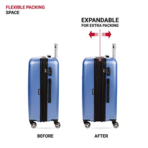 Expandable Hardside Luggage with Spinner Wheels and TSA Lock, Carry-On 19-Inch X51908