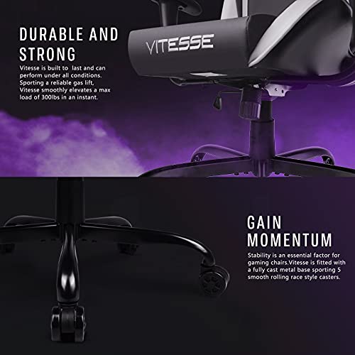 Gaming Chair High Back Ergonomic Racing Desk with Lumbar Support and Headrest C983