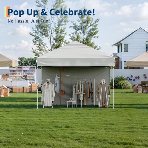 Pop Up Canopy Tent with Roller Bag, Adjustable Height U660