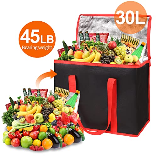 Insulated Food Delivery Bag Hot Cold Meal Carrier F1699