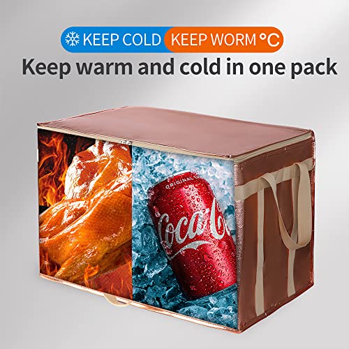 Insulated Food Delivery Bag Hot Cold Meal Carrier F1699