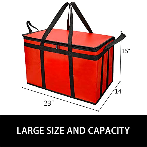 Insulated Food Delivery Bag Hot Cold Meal Carrier F1699