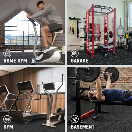 Interlocking Exercise Mat Tiles for Home Gym Flooring O80957