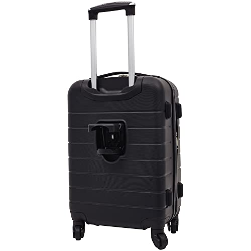 Smart Luggage Set with Cup Holder and USB Port, 20-Inch Carry-On D90568