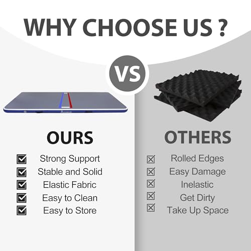 Inflatable Wrestling Mat 10FT/5FT, Portable Training Mat for Home H18741