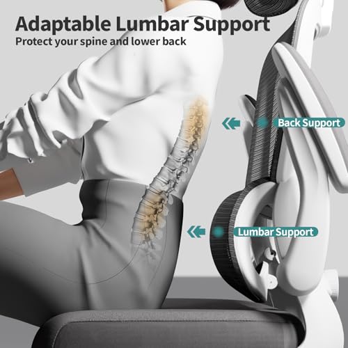 Ergonomic Mesh Office Chair with Wheels, High Back, 330 LBS Capacity A84765