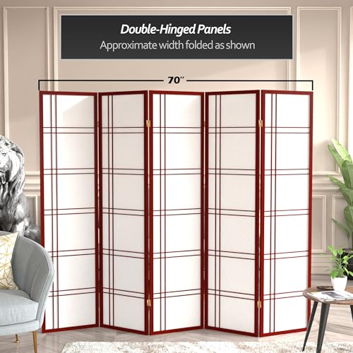 6 Panel Honey Room Divider D80902