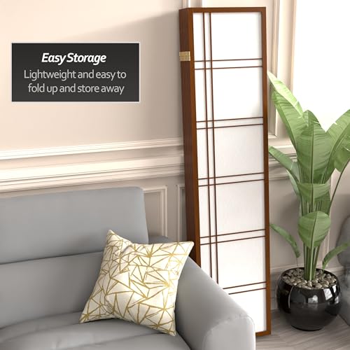 6 Panel Honey Room Divider D80902