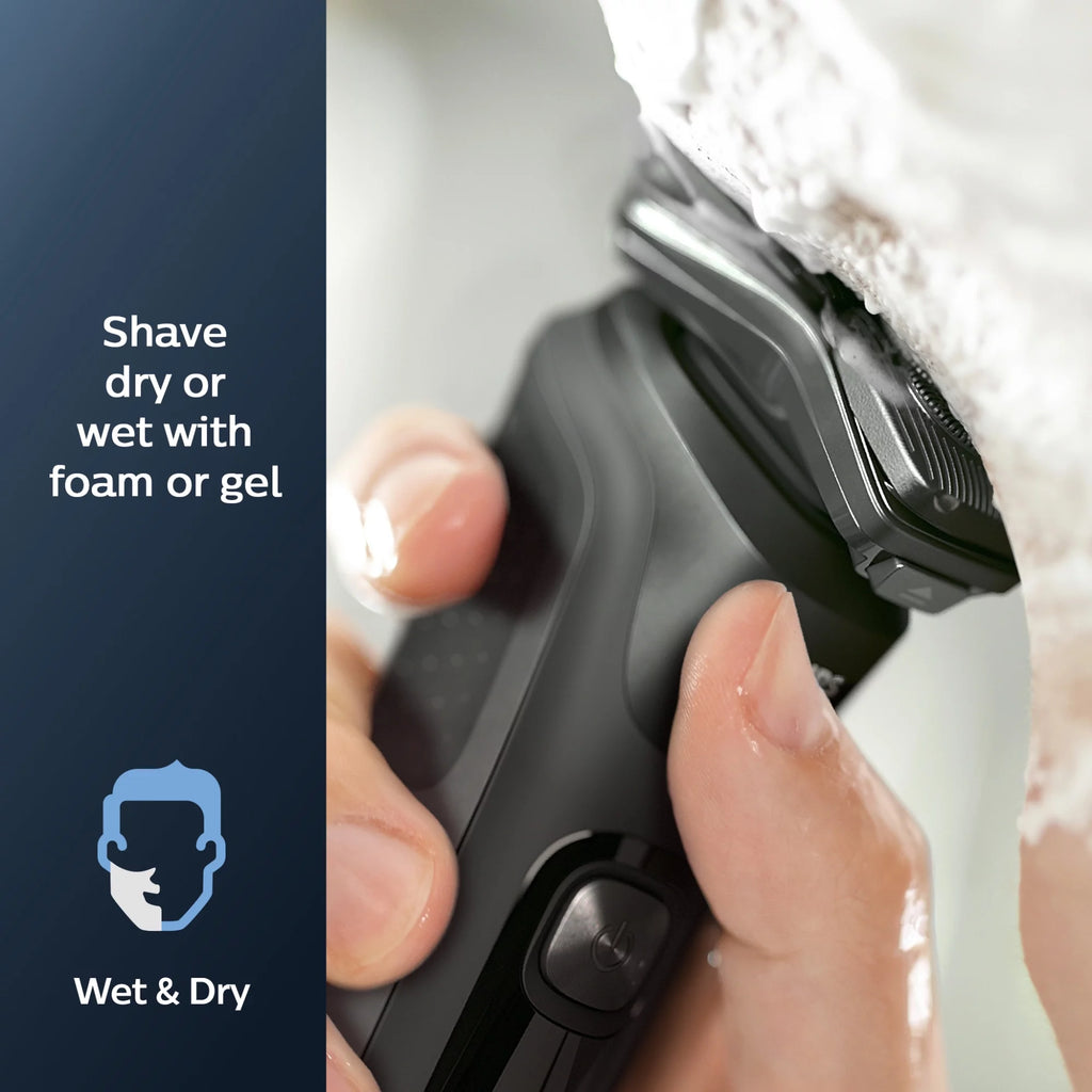 Rechargeable Wet & Dry Shaver with Pop-Up Trimmer N257460