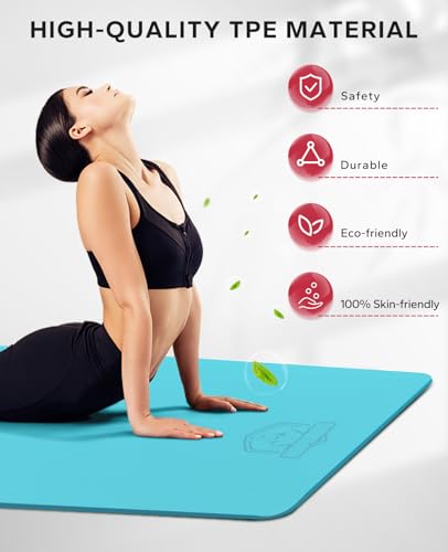 Extra Large Yoga Mat Non-Slip for Home Workouts B4152
