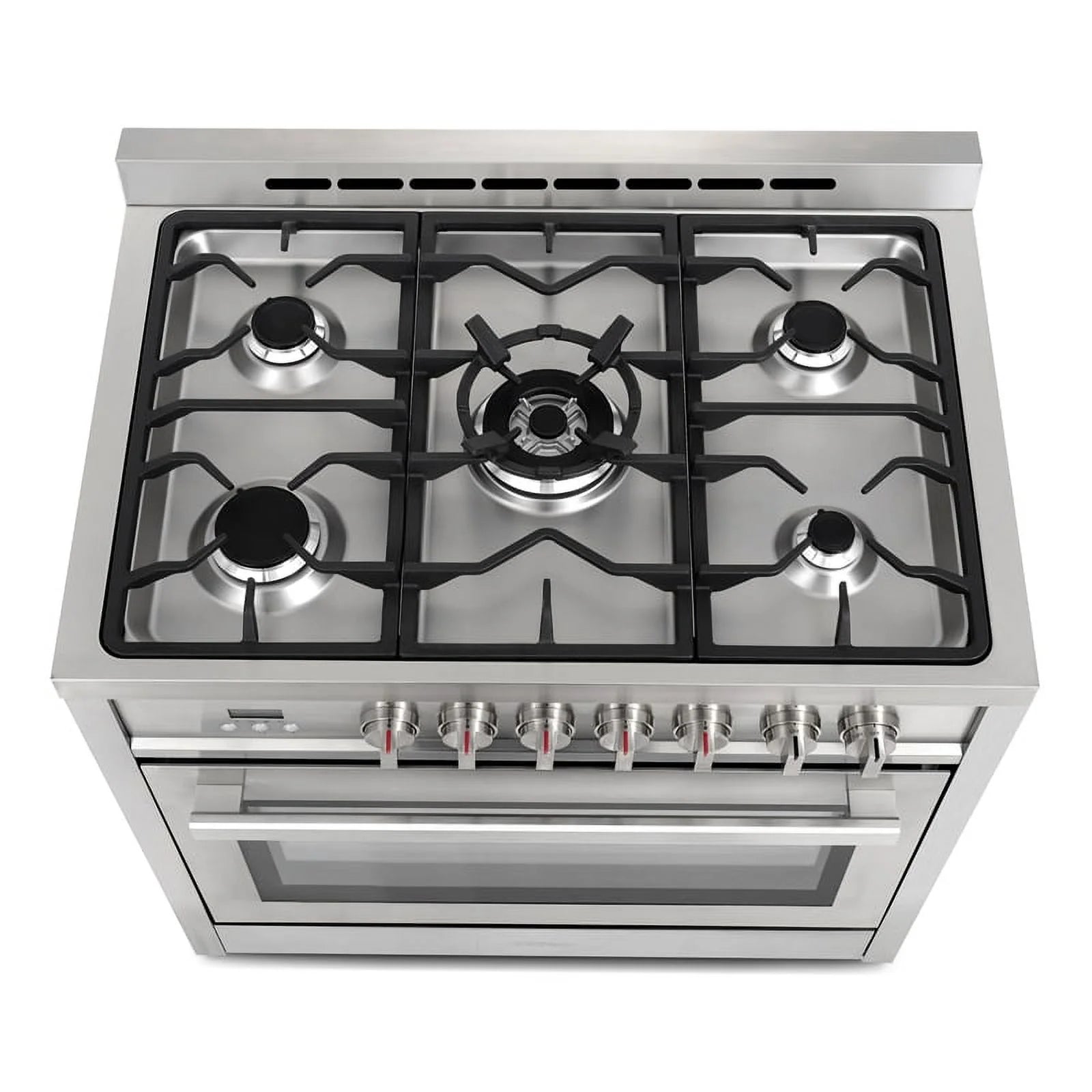 36 in. Stainless Steel Dual Fuel Range with Convection Oven X8693
