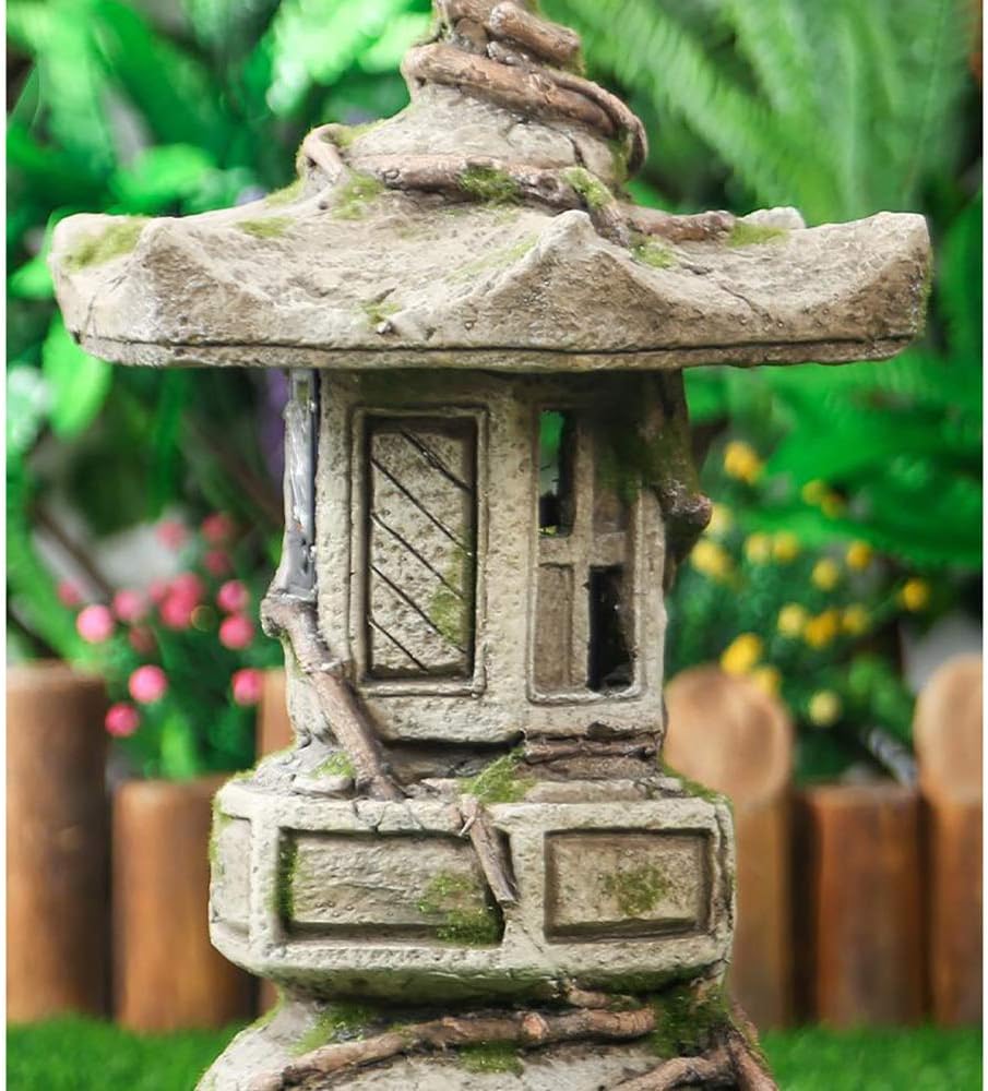 Japanese Pagoda Solar Garden Lantern G217803