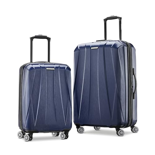 Hardside Expandable Carry-On Luggage with Spinner Wheels, Black, 20-Inch O253