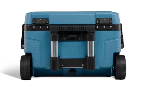 52Qt Wheeled Cooler, Insulated Hard Shell Ice Chest C327