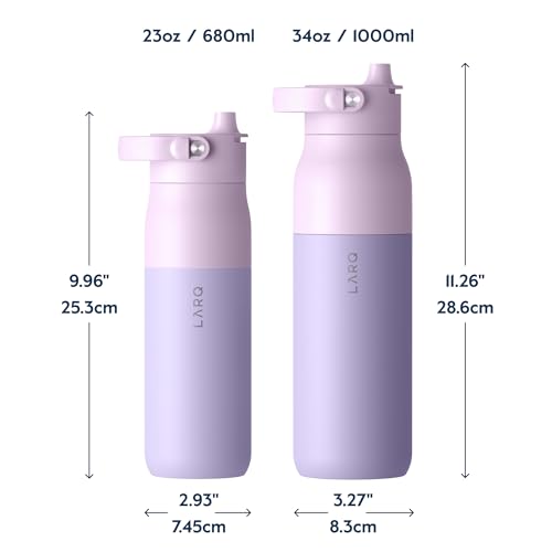 Insulated Stainless Steel Water Bottle with Silicone Handle, 34oz Z278258