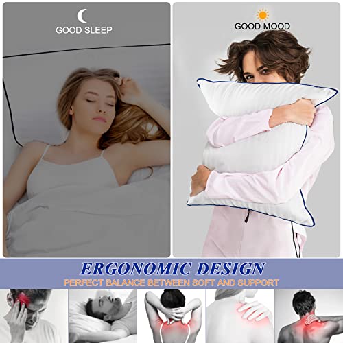King Size Cooling Bed Pillows Set of 2 for Sleeping P946583