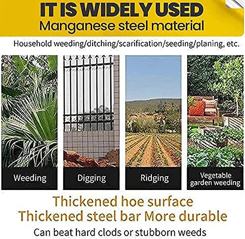 Hollow Hoe, All-Steel Garden Weeding Tool Q62616