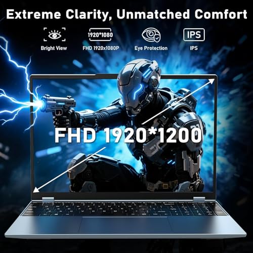 16 Inch Gaming Laptop, 32GB RAM 1TB SSD, FHD Display Y138637